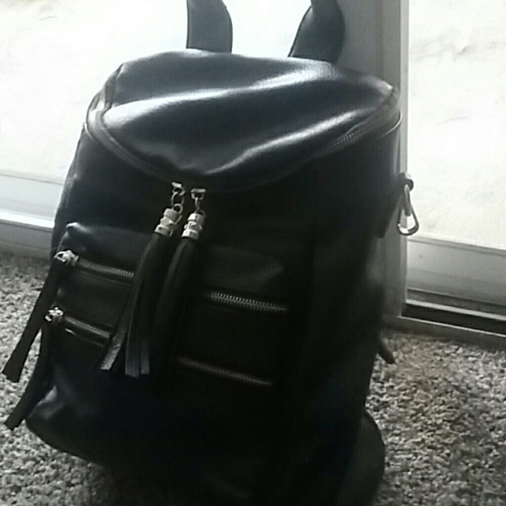 Black MMS Backpack-Style Bag